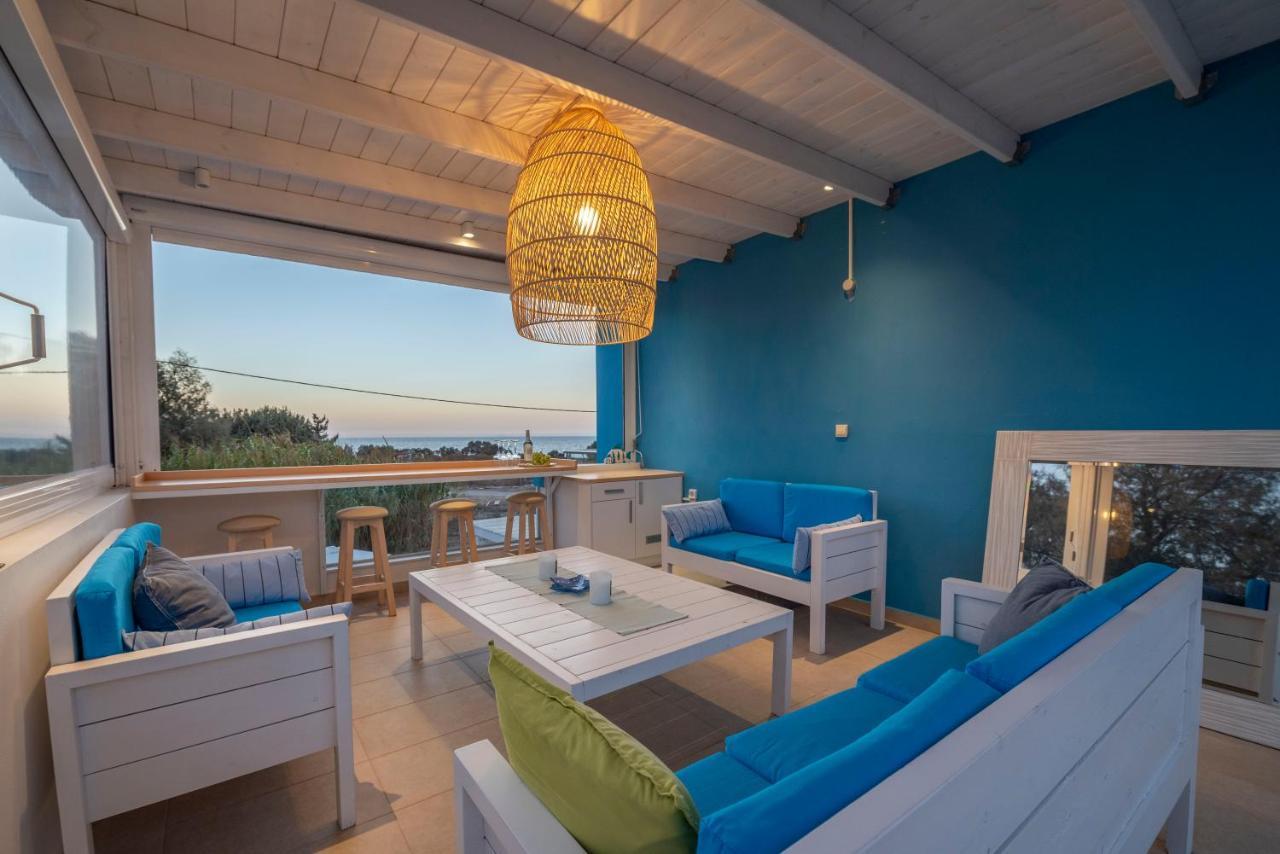 Seabreeze Villa - With Jacuzzi & Heated Pool Masztihári Kültér fotó